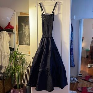 Sea New York crochet Cotton maxi dress open back